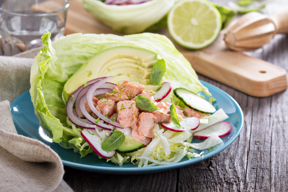 avocado tuna salad menu diet untuk makan malam