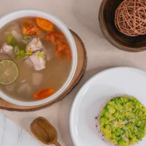 Pangandaran-style tuna soup
