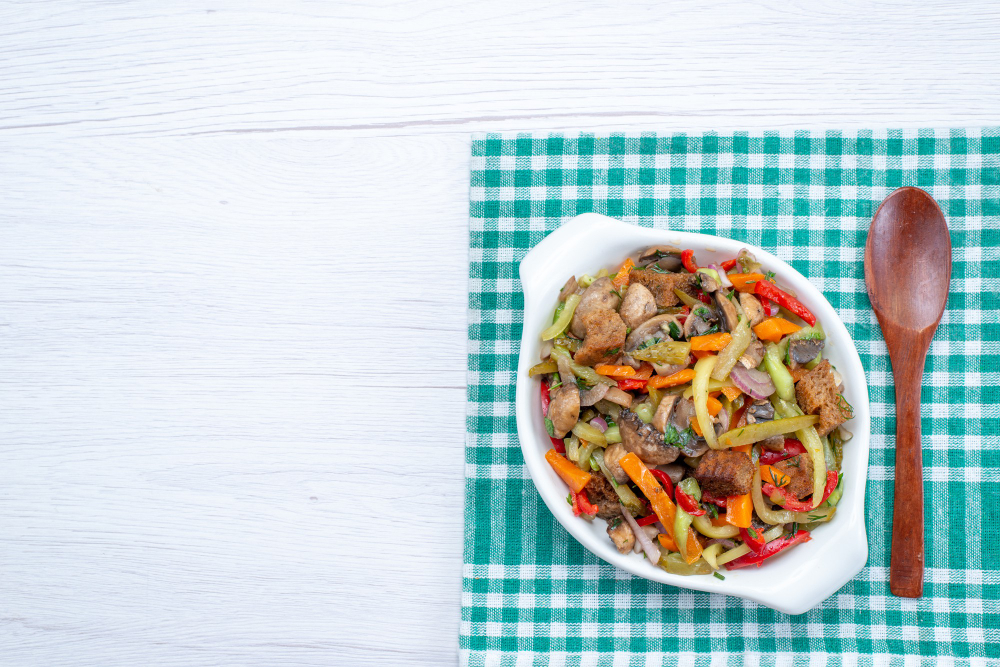 Sayur buncis jamur enak menu diet