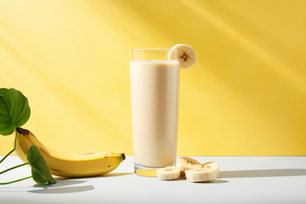 Smoothie pisang yoghurt makanan diet