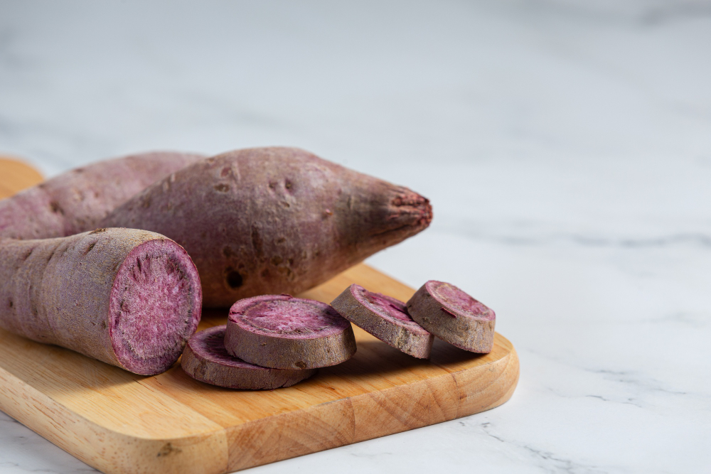ubi kukus karbohidrat menu diet