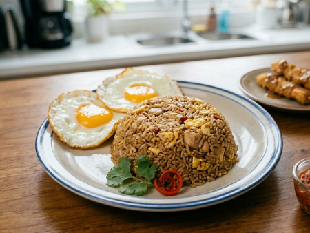 Menghitung jumlah kalori nasi goreng